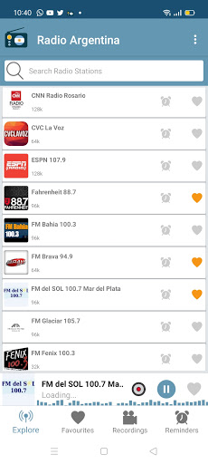 Radio Argentina :Live FM Radio Screen 2