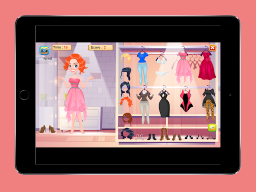 Android application Dress Up Fashion Games screenshort