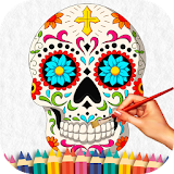 Sugar Skull Coloring Book icon