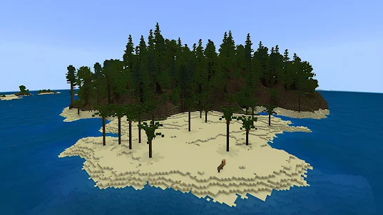 지도 섬 Minecraft PE용