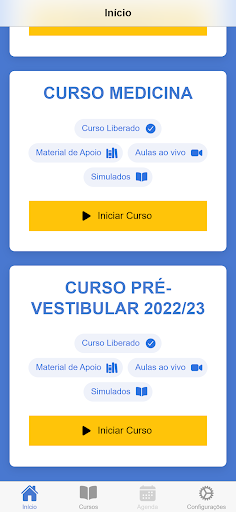 Android application PX Cursos screenshort