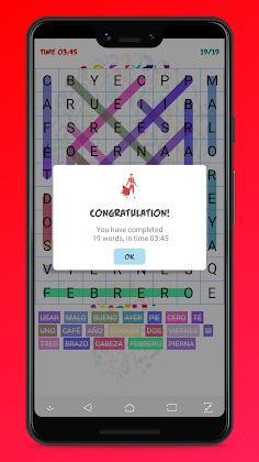 Wordsearch: Spanish Vocabulary - Screenshot 4