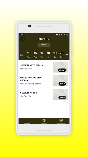 Android application Move HQ screenshort