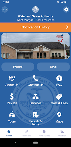 Android application West Morgan-East Lawrence screenshort