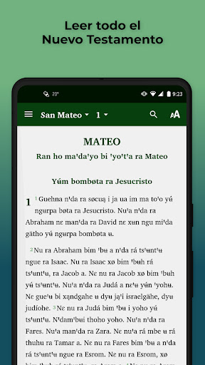 Android application East Highland Otomí Bible screenshort