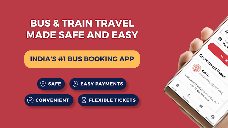 redBus Book Bus, Train Tickets - 22.3.0 - (Android)