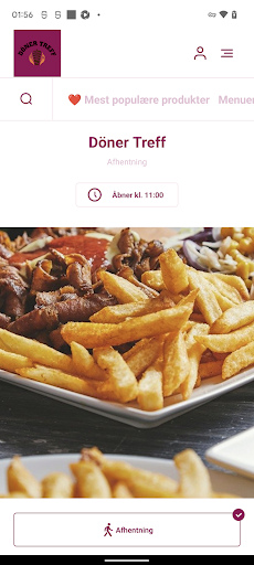 Android application Döner Treff Vejle screenshort