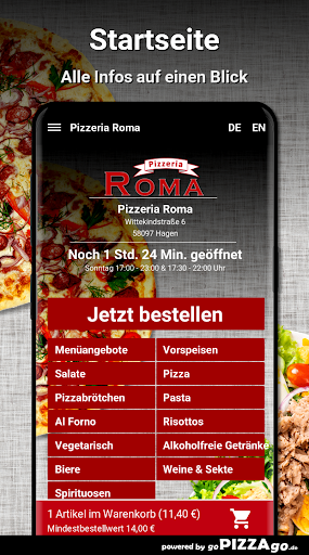 Pizzeria Roma Hagen Screen 2