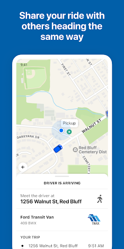 Android application TRAX - Tehama County Transit screenshort