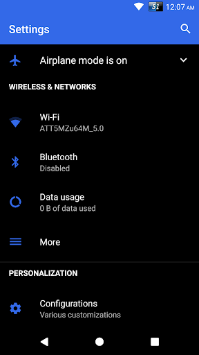 Onyx Substratum Theme Screen 2