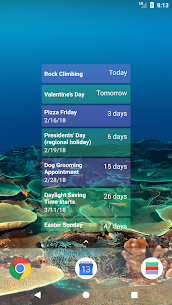 Calendar Countdown List Widget Apk 2