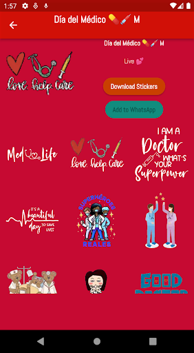 Doctors Stickers Screen 3
