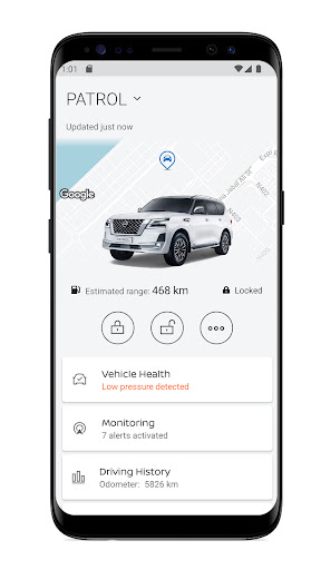 Android application NissanConnect Services screenshort