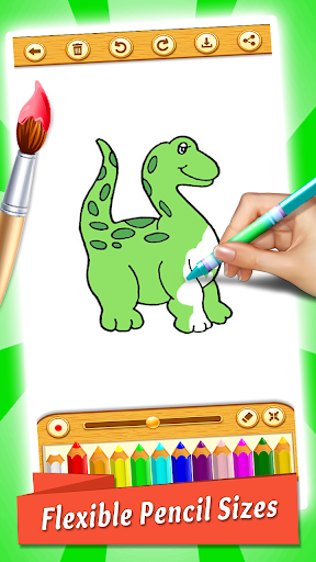 Dinosaurs Coloring Book Screenshot