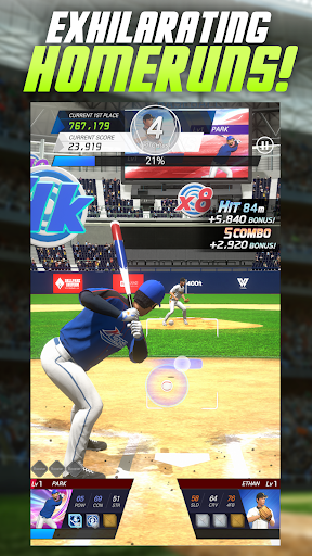 Android application HOB Homerun Battle screenshort