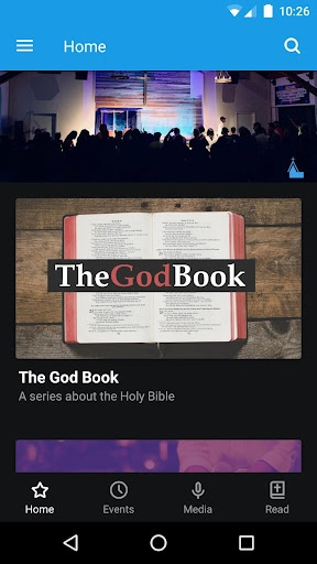 Android application Coastal Chapel App screenshort