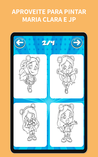 Jogo de pintar Maria Clara Jp