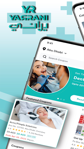 Android application Yarrani - Healthcare Deals App screenshort