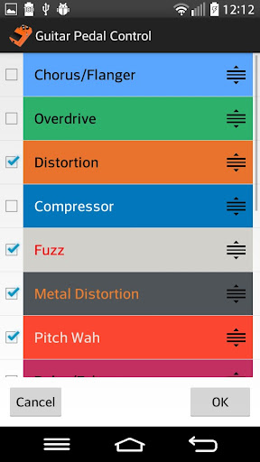 Guitar Pedal Control Screen 3