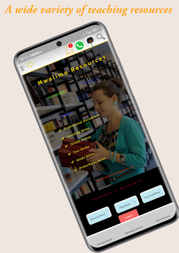 Android application Mwalimu Resources screenshort