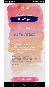 Fake Artist Topic Generator