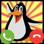 Cover Image of Скачать Fake Call Penguin Game  APK