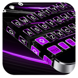 Black Purple Keyboard icon