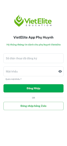Android application VietElite screenshort