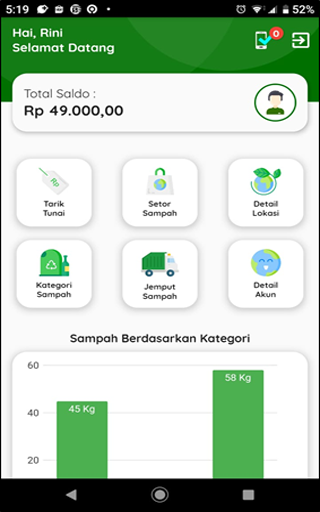 Bank Sampah Screen 2