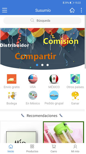 Android application Susumio screenshort