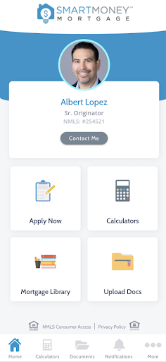 Android application Smart Money Mortgage screenshort