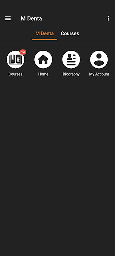 Android application M Denta screenshort