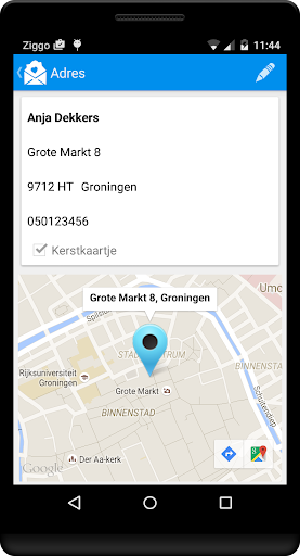 Adresses-app Screen 2