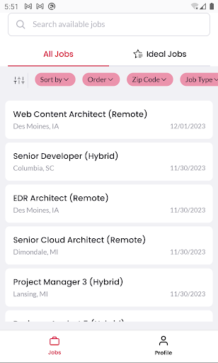 DP Professionals Screenshot