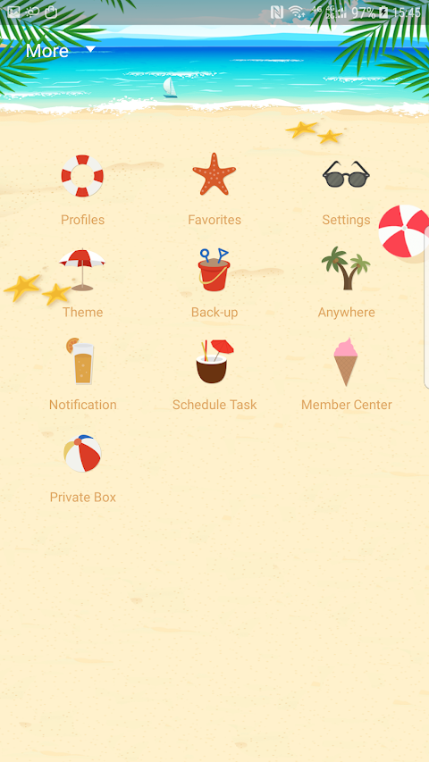 Summer beach skin for Next SMSのおすすめ画像3