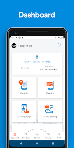 Peak Fitness Screen 3