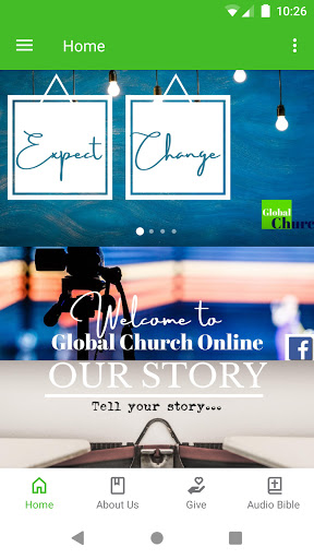 Android application Global Church GA screenshort