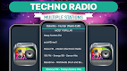 screenshot of Techno Radio Favorites