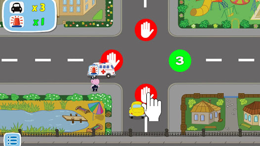 Policeman Hippo: Road traffic  screenshots 9