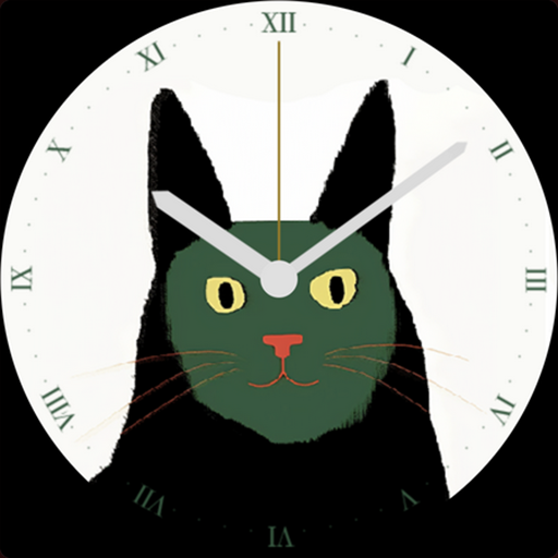 Cat face - Smart watch face logo