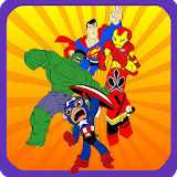 Puzzle SuperHero Kids Learning icon