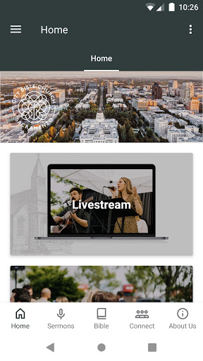 Android application City Bible Sacramento screenshort
