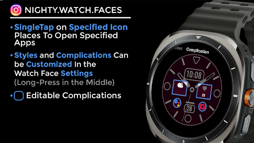 Night ver 23 - watch face screenshot 12