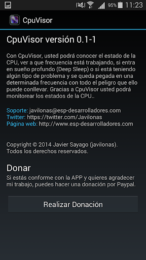 CpuVisor Screen 2