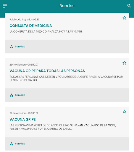 Villar del Pedroso Informa Screen 2