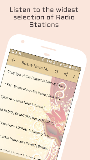 Bossa Nova Music Radio Screen 2