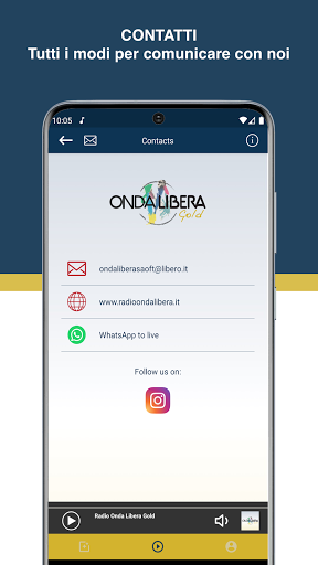 Radio Onda Libera Gold Screen 3
