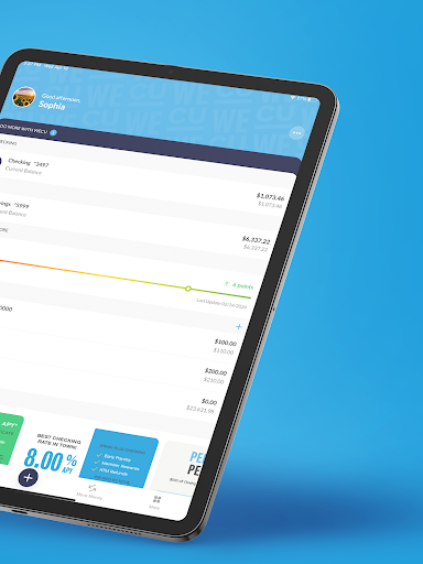 Screenshot of WECU Mobile