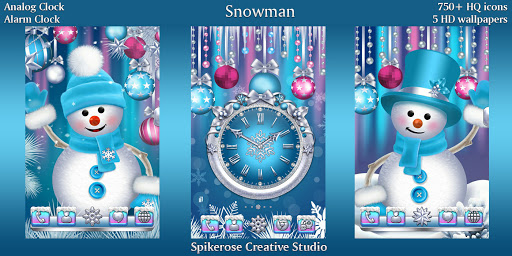 Android application Snowman theme screenshort