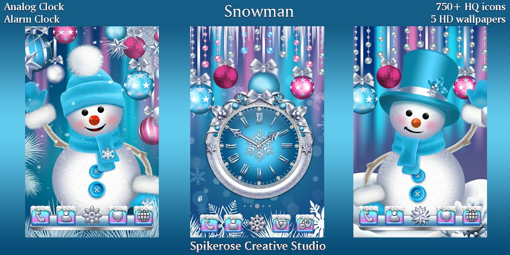 Snowman theme banner